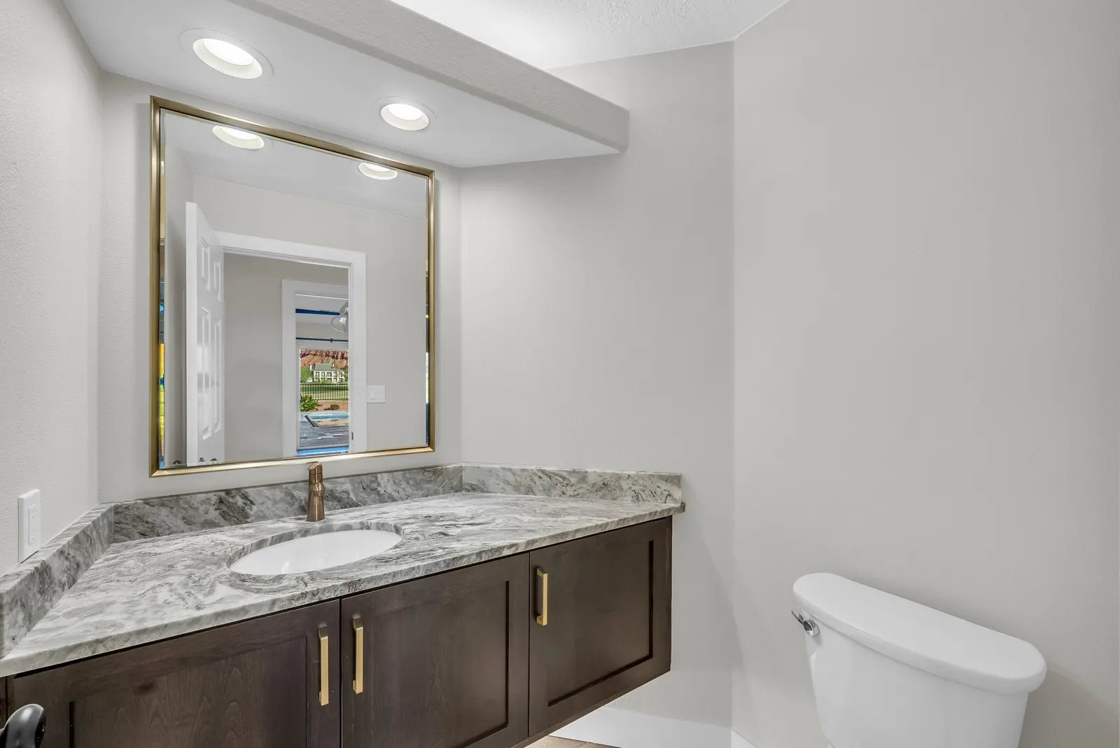 Bathroom in a full interior remodel by Prestigious Home Builders