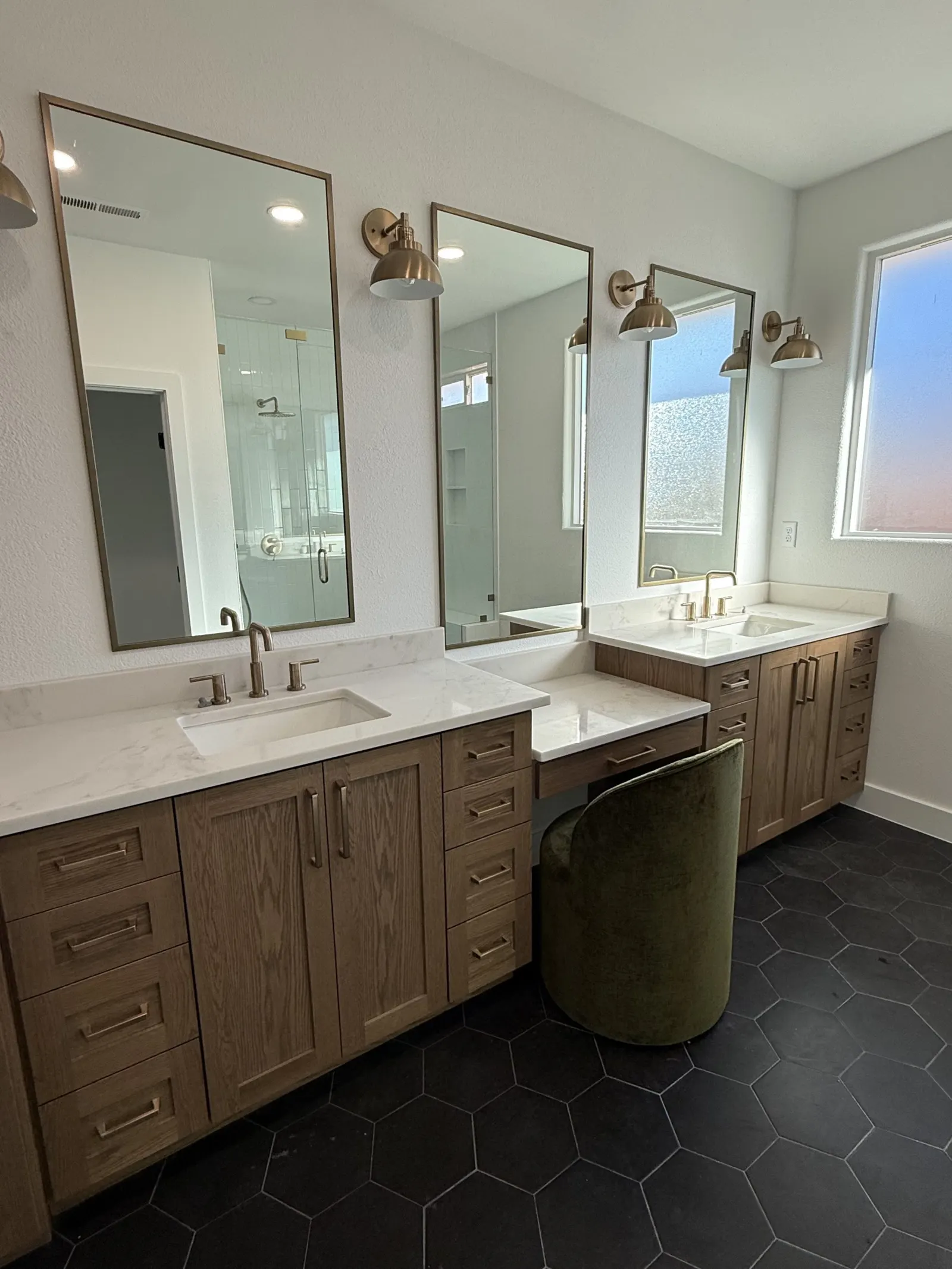 Bathroom in a bathroom remodel by Prestigious Home Builders