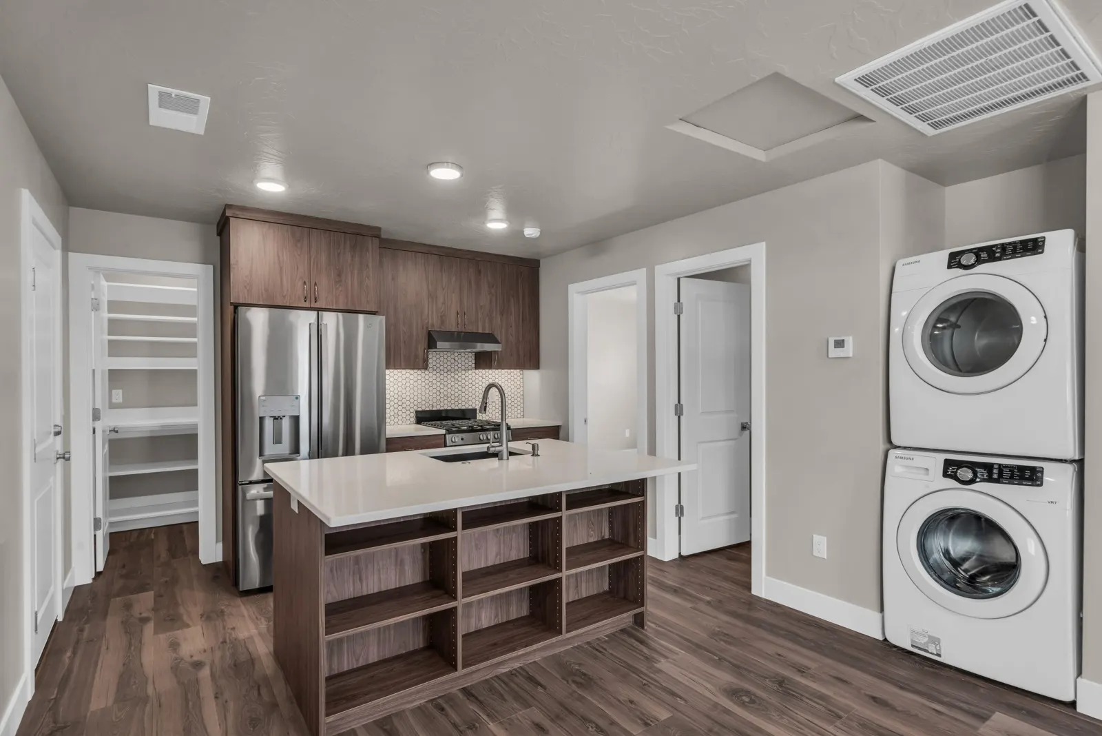 Kitchen in an ADU by Prestigious Home Builders