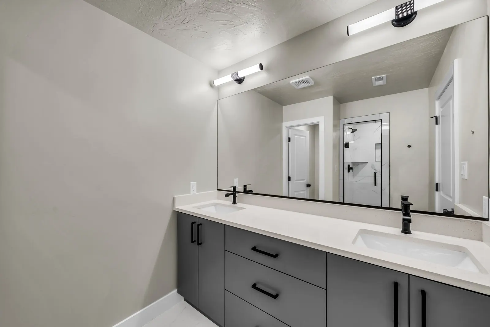 Bathroom in a full interior remodel by Prestigious Home Builders