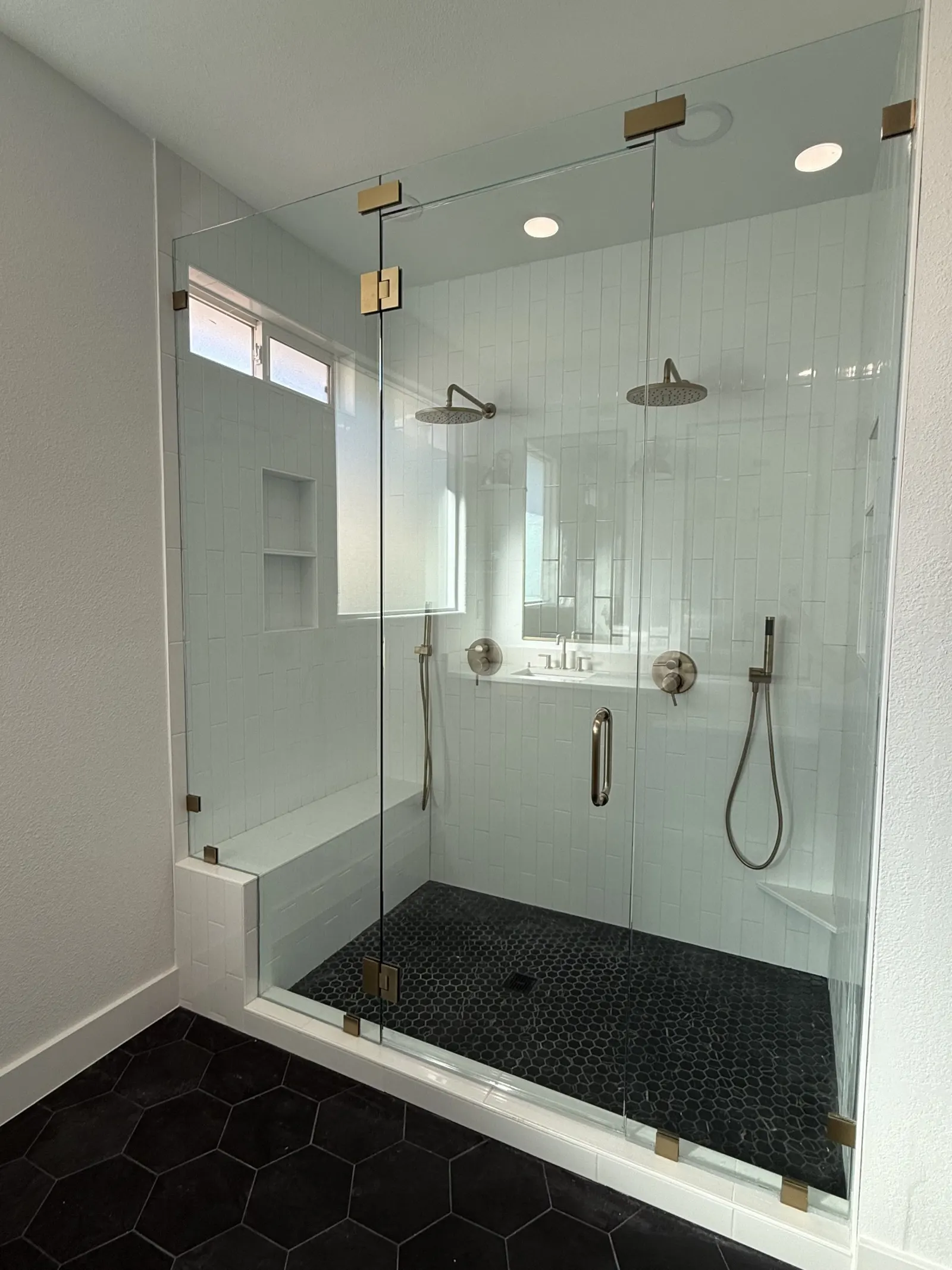Bathroom in a bathroom remodel by Prestigious Home Builders