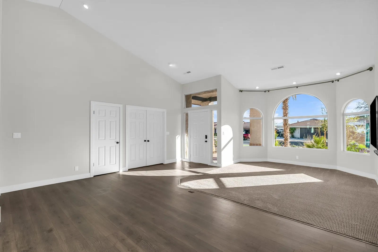 Living Room in a full interior remodel by Prestigious Home Builders