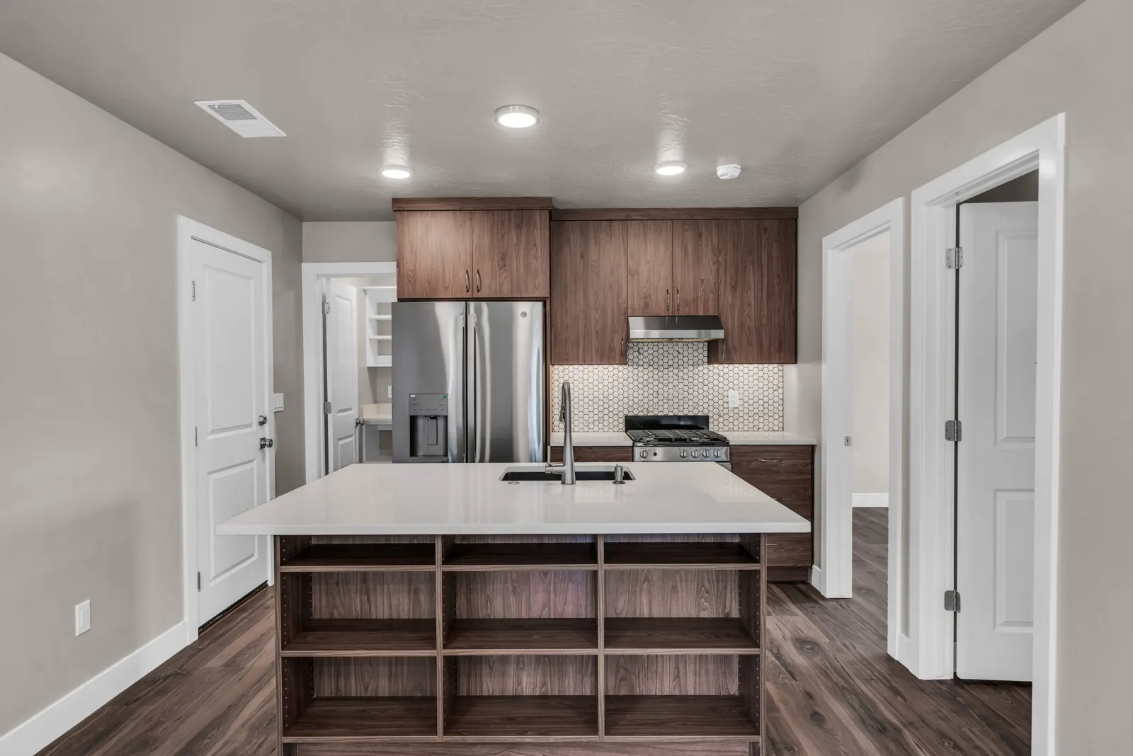Kitchen in an ADU by Prestigious Home Builders
