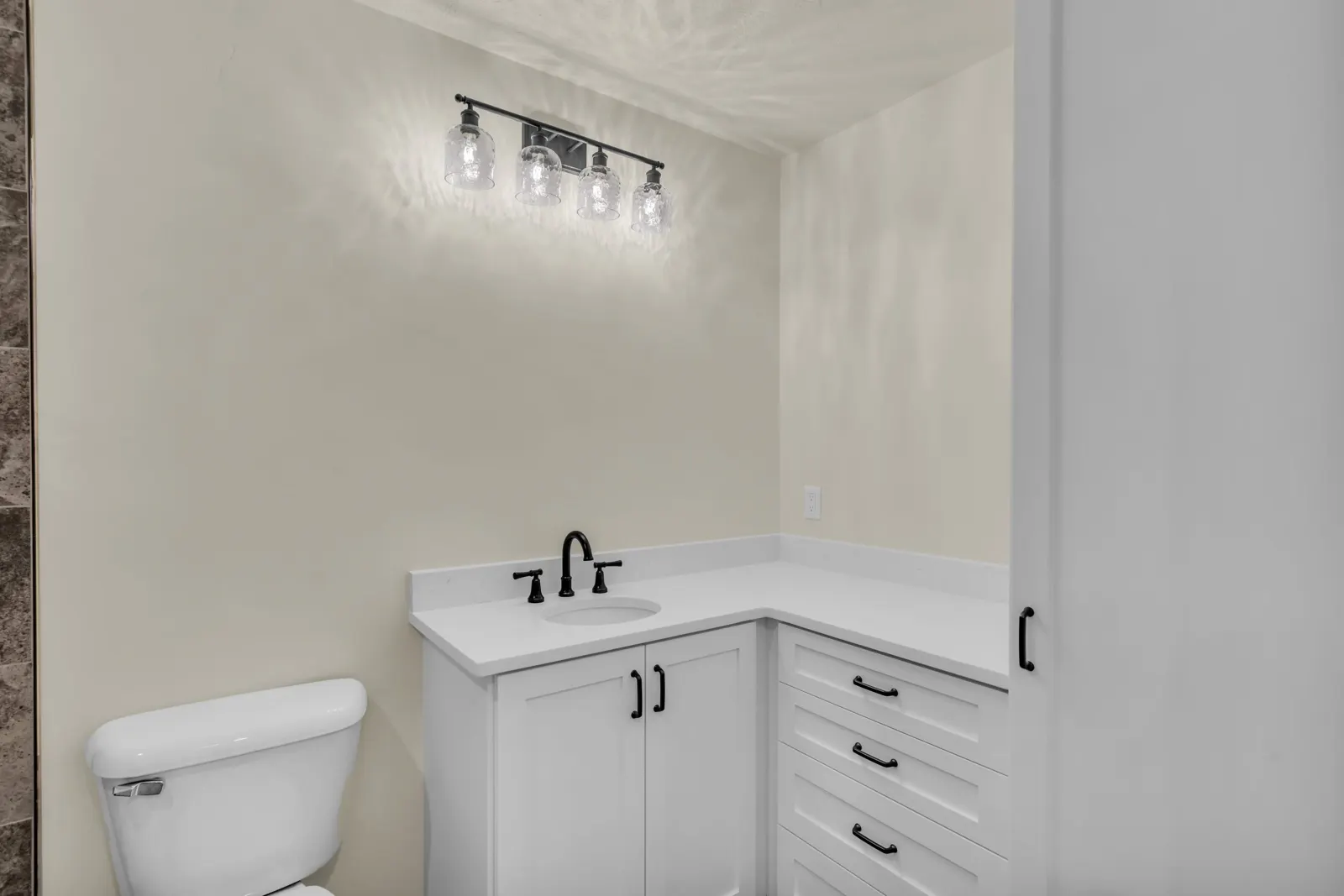 Bathroom in a full home remodel by Prestigious Home Builders