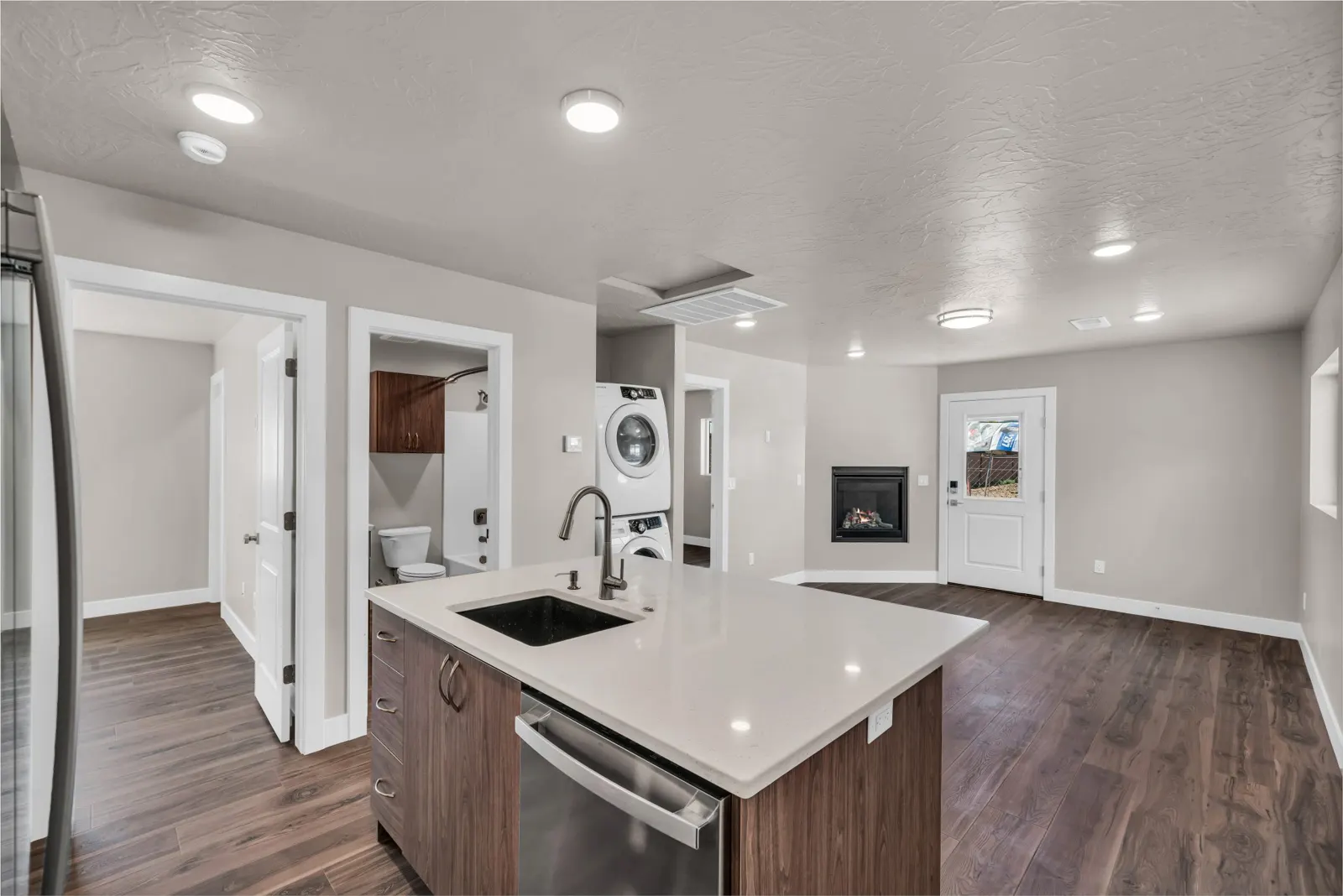 Kitchen in an ADU by Prestigious Home Builders