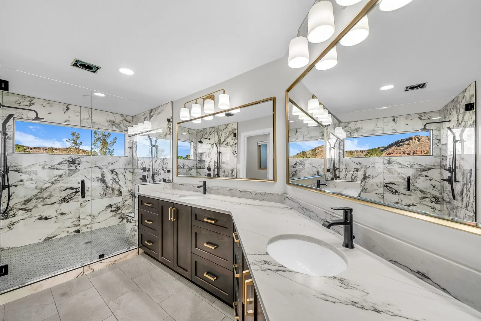 Bathroom in a full interior remodel by Prestigious Home Builders
