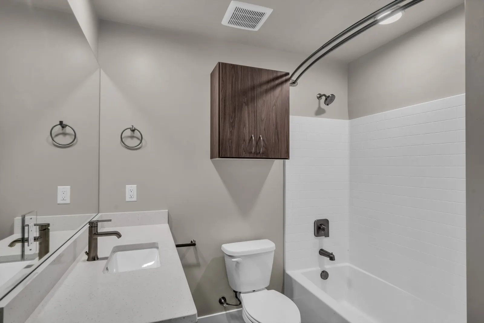 Bathroom in an ADU by Prestigious Home Builders
